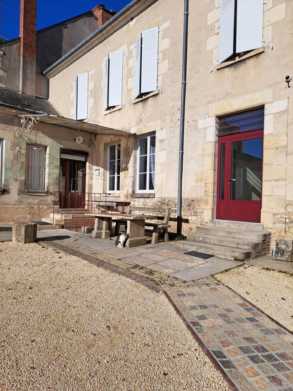 Property building, Patio