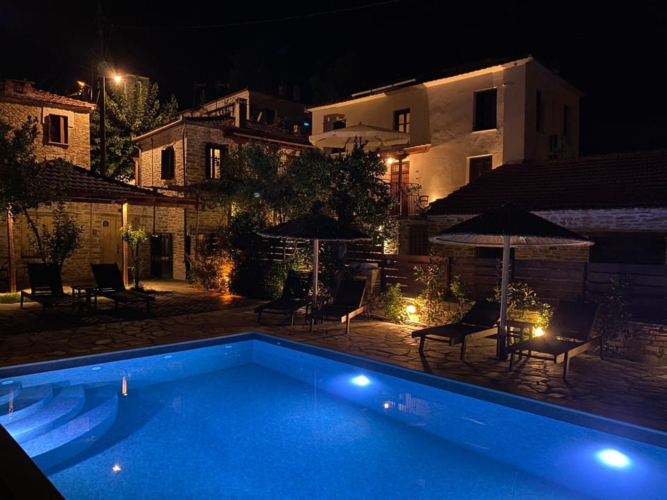 Property building, Pool view, Swimming pool