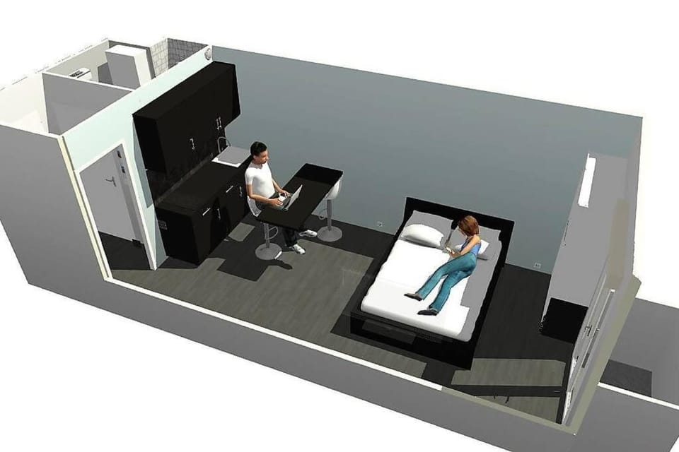 Seating area, Bedroom