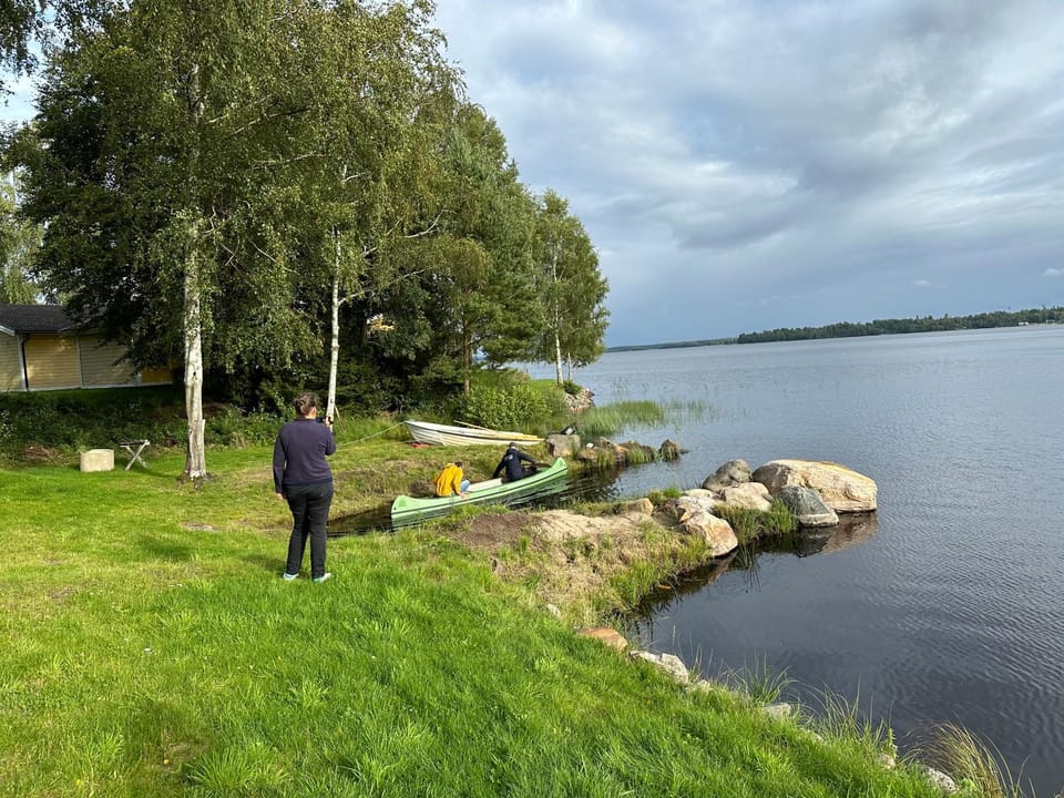 Stuga i Lillaryd med fantastiskt utsikt. House in Sweden