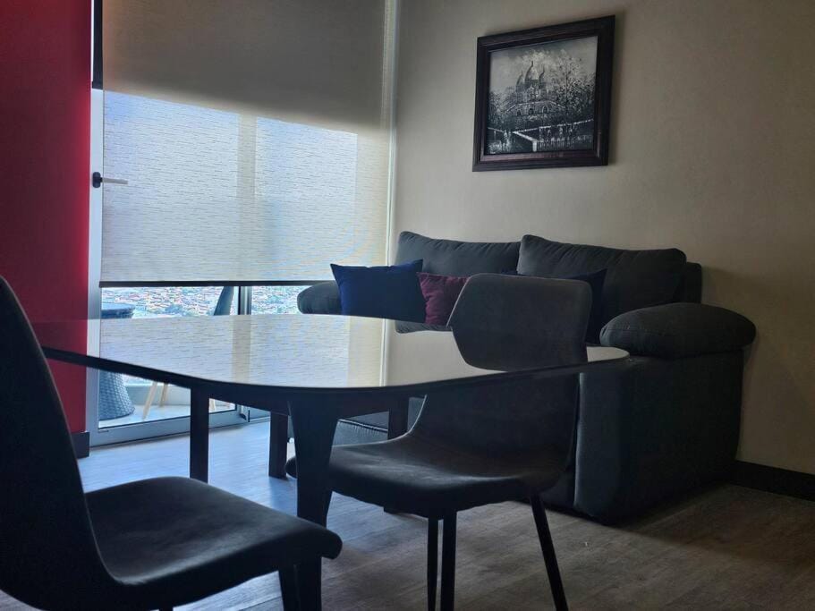 Living room, Seating area, Dining area