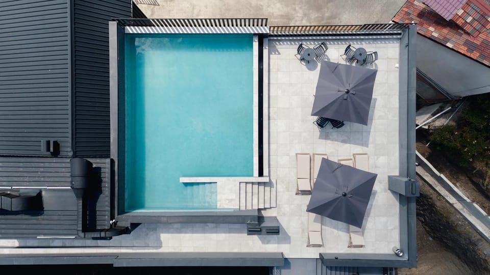Pool view, Swimming pool, Swimming pool, sunbed