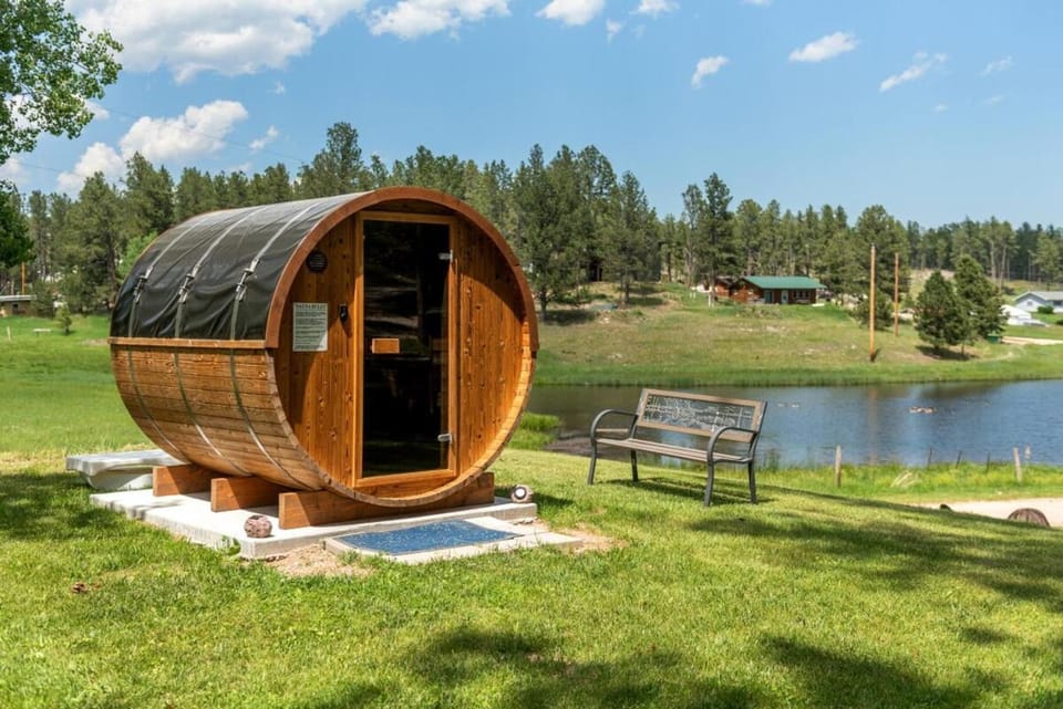 Day, Sauna, Lake view