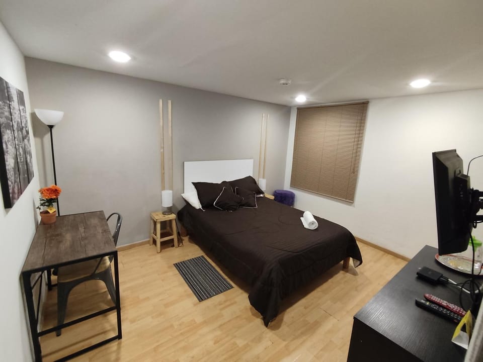 Bed, Photo of the whole room, Bedroom, hair dresser