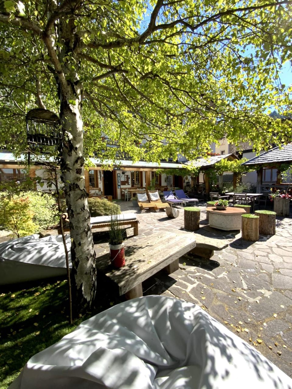 Day, Summer, Garden, Garden view, sunbed