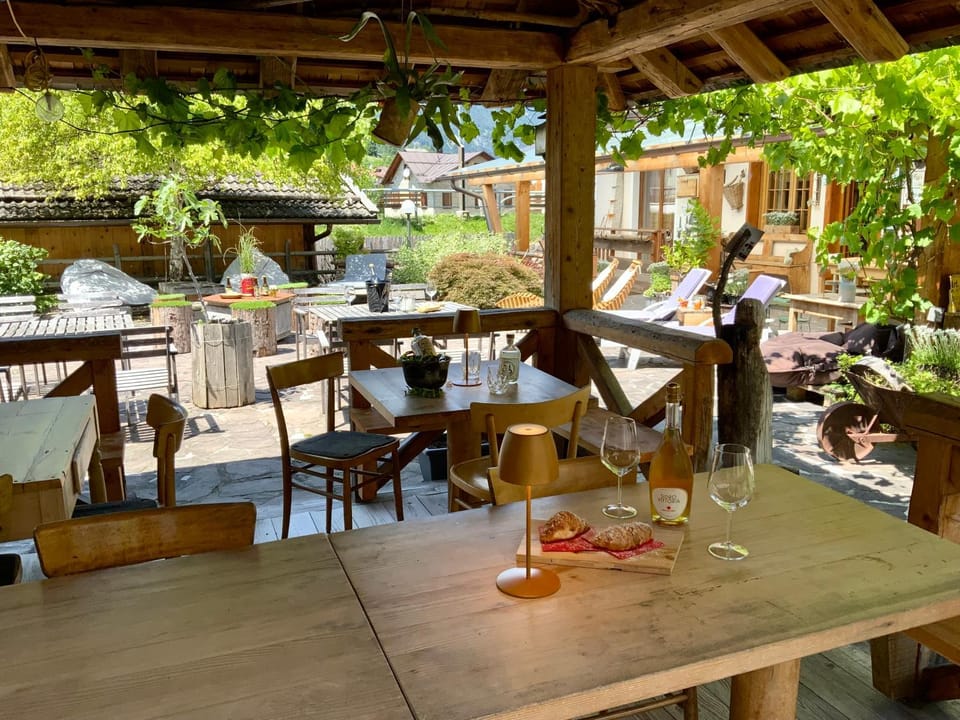 Day, Garden, Food and drinks, Garden view, Alcoholic drinks