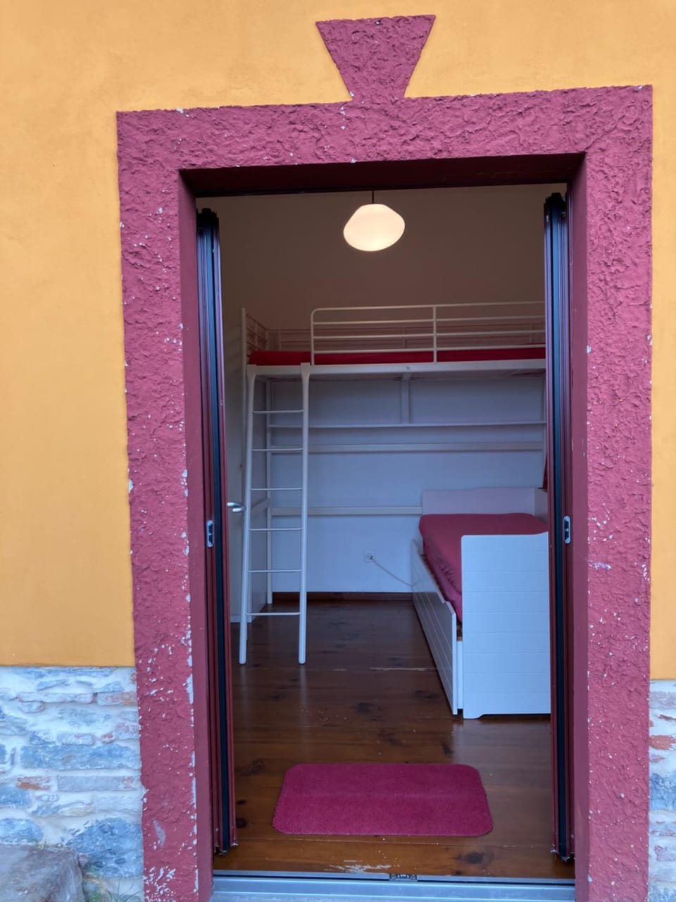 Property building, bunk bed