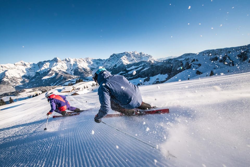 Winter, Skiing