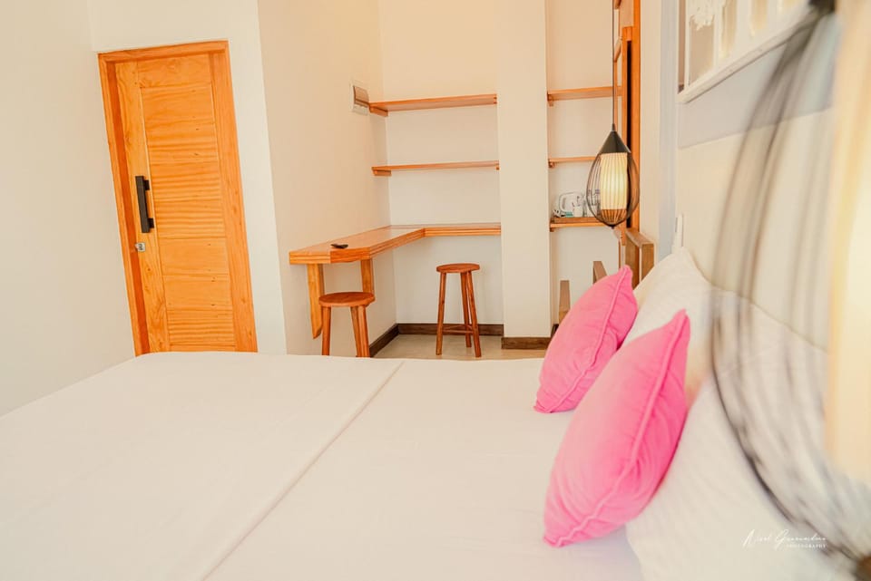 Bed, Photo of the whole room, Bedroom, towels, wardrobe