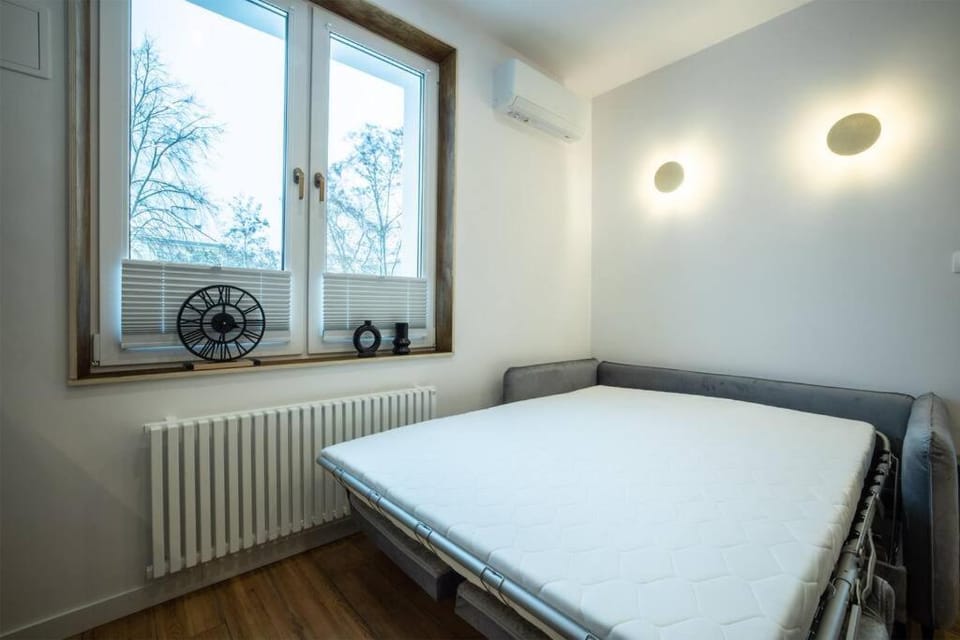 Bed, Photo of the whole room, Bedroom, air conditioner