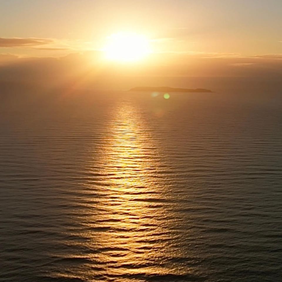 Natural landscape, Beach, Sunrise