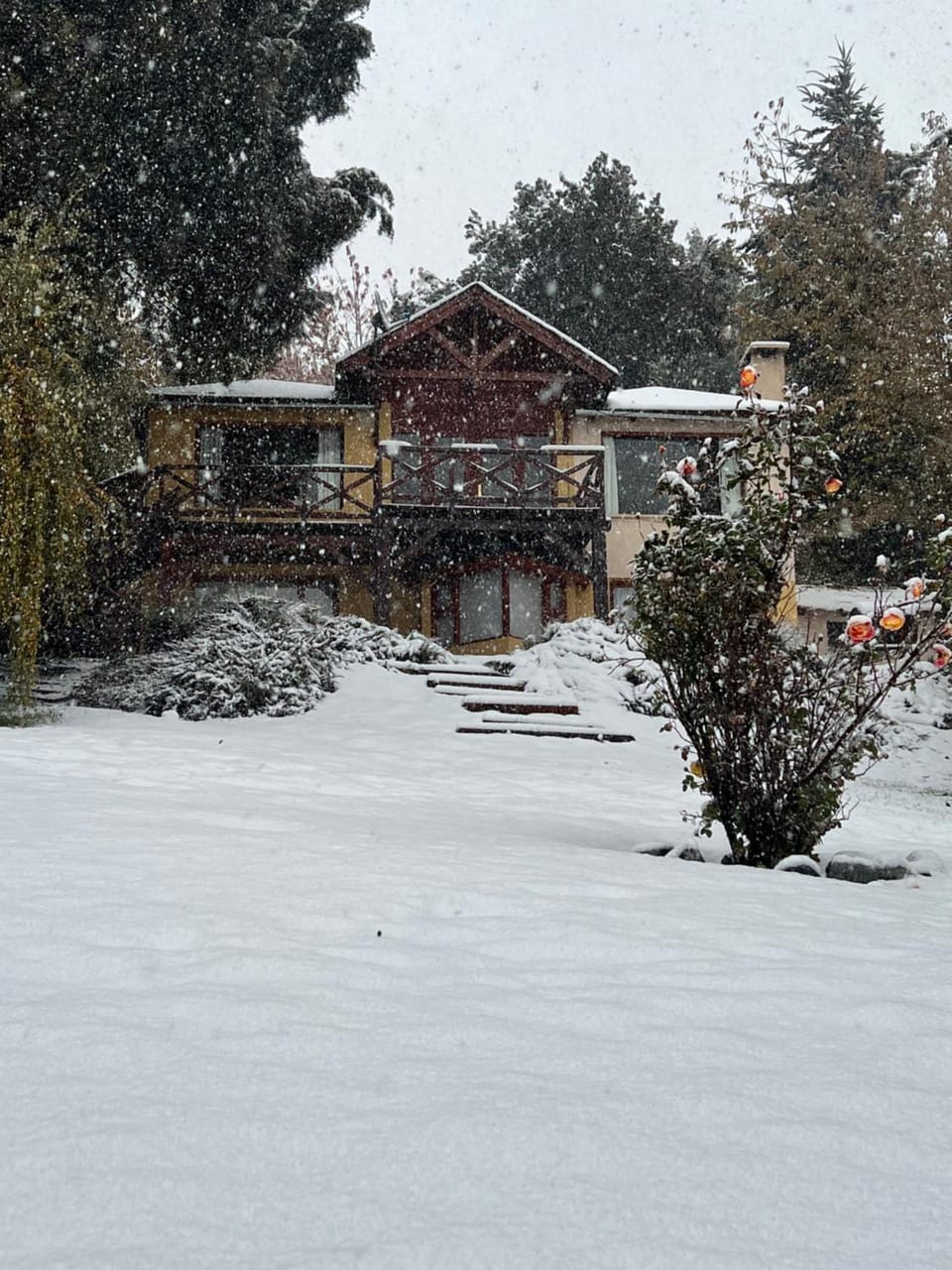 Property building, Natural landscape, Winter