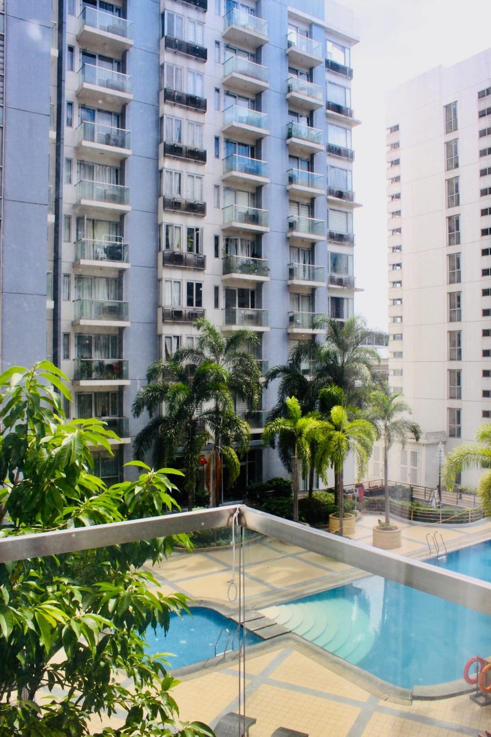 Property building, Pool view