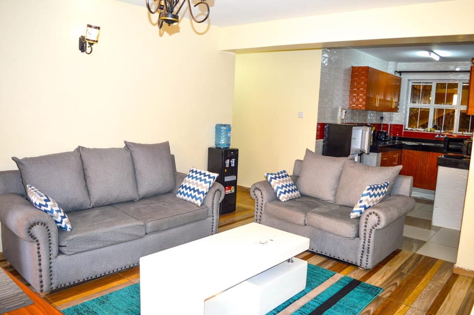 Kitchen or kitchenette, Living room, Seating area, Dining area, minibar, stove