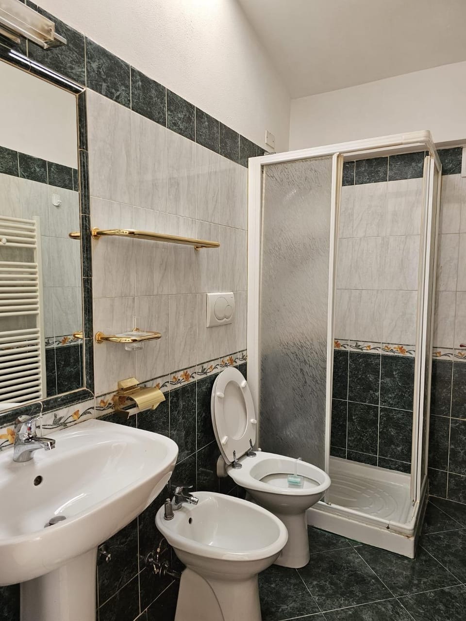 Shower, Toilet, Bathroom, bidet, towels