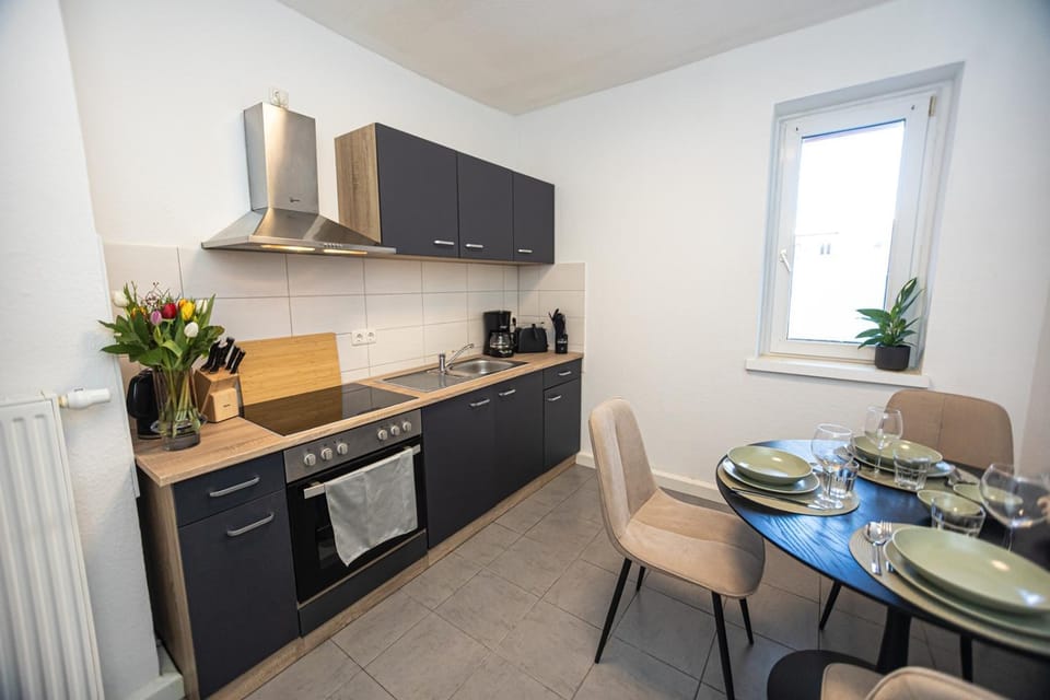 Bloßfeld-Apartments Geräumige Stadtoase mitten im Zentrum mit 3 Schlafzimmern, Gratis Parkplatz, W-Lan, Netflix Apartment in Jena