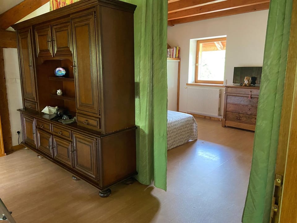 Property building, Living room, Bedroom