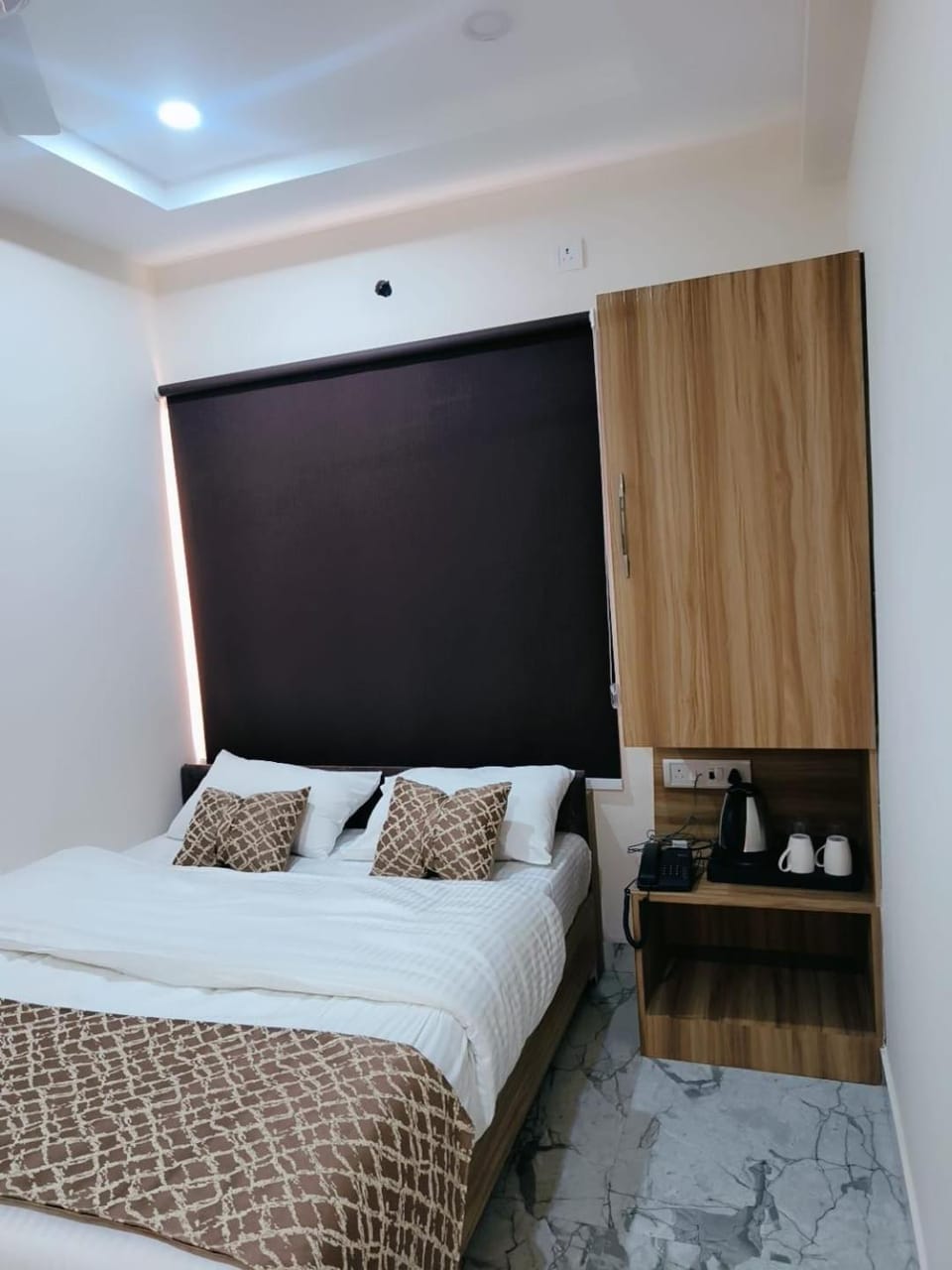 Bed, Coffee/tea facilities, Kitchen or kitchenette, Photo of the whole room, Bedroom