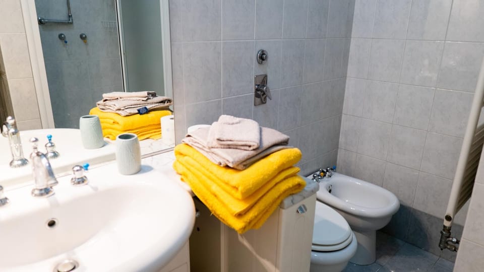 Shower, Toilet, Bathroom, bidet, towels