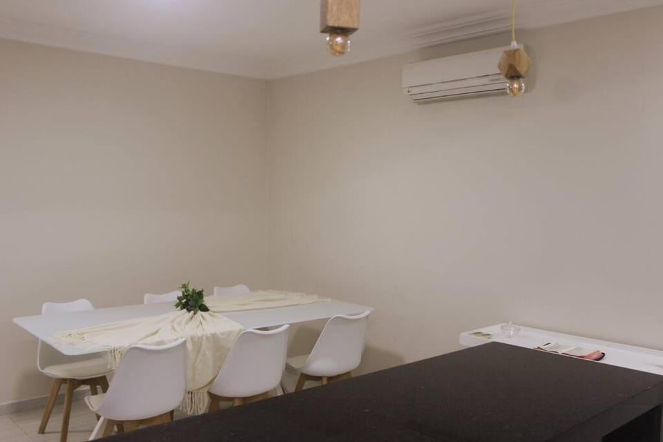 Dining area, air conditioner