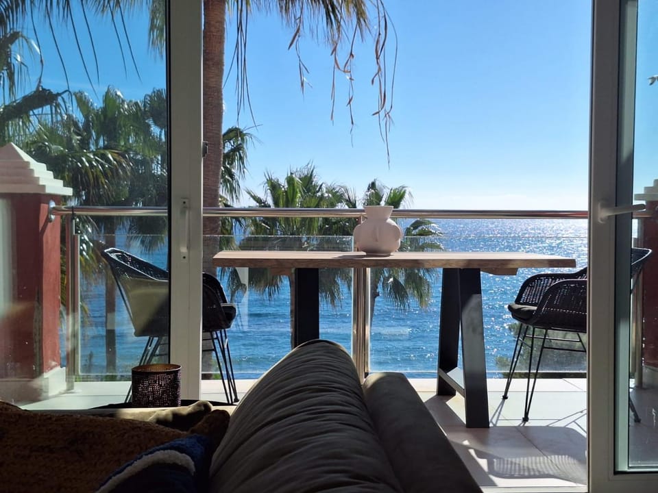 View (from property/room), Balcony/Terrace, Sea view