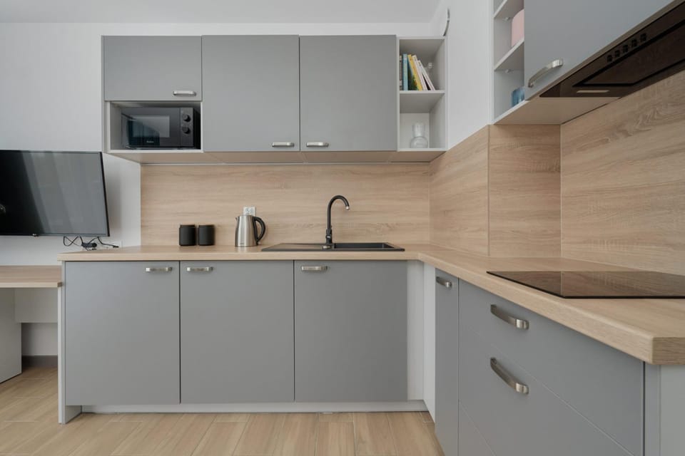 Coffee/tea facilities, Kitchen or kitchenette, minibar, stove