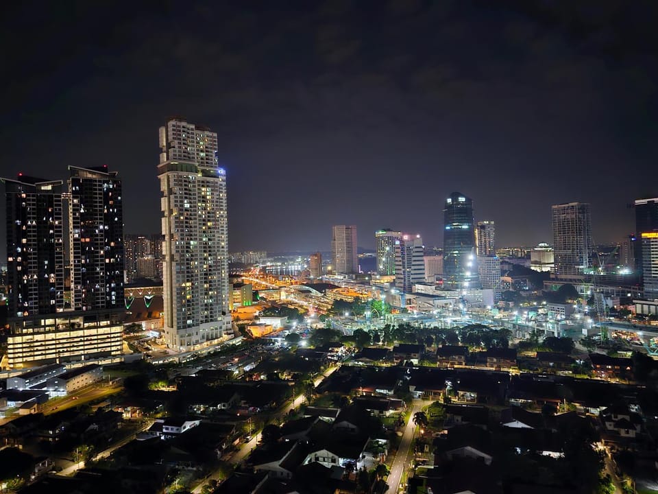 Night, Bird's eye view, City view, Landmark view, Street view