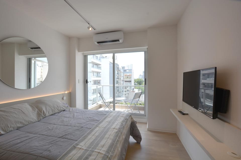 Bed, TV and multimedia, Bedroom, air conditioner