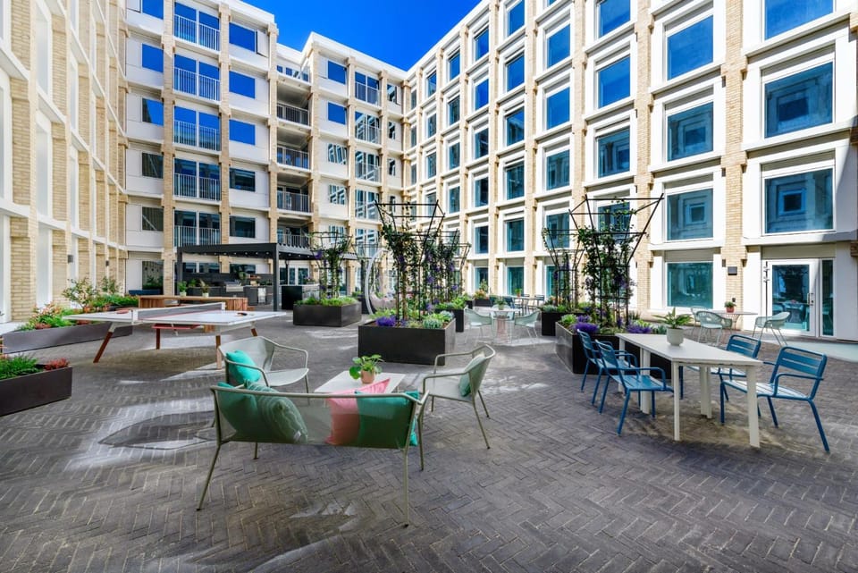 Property building, Patio