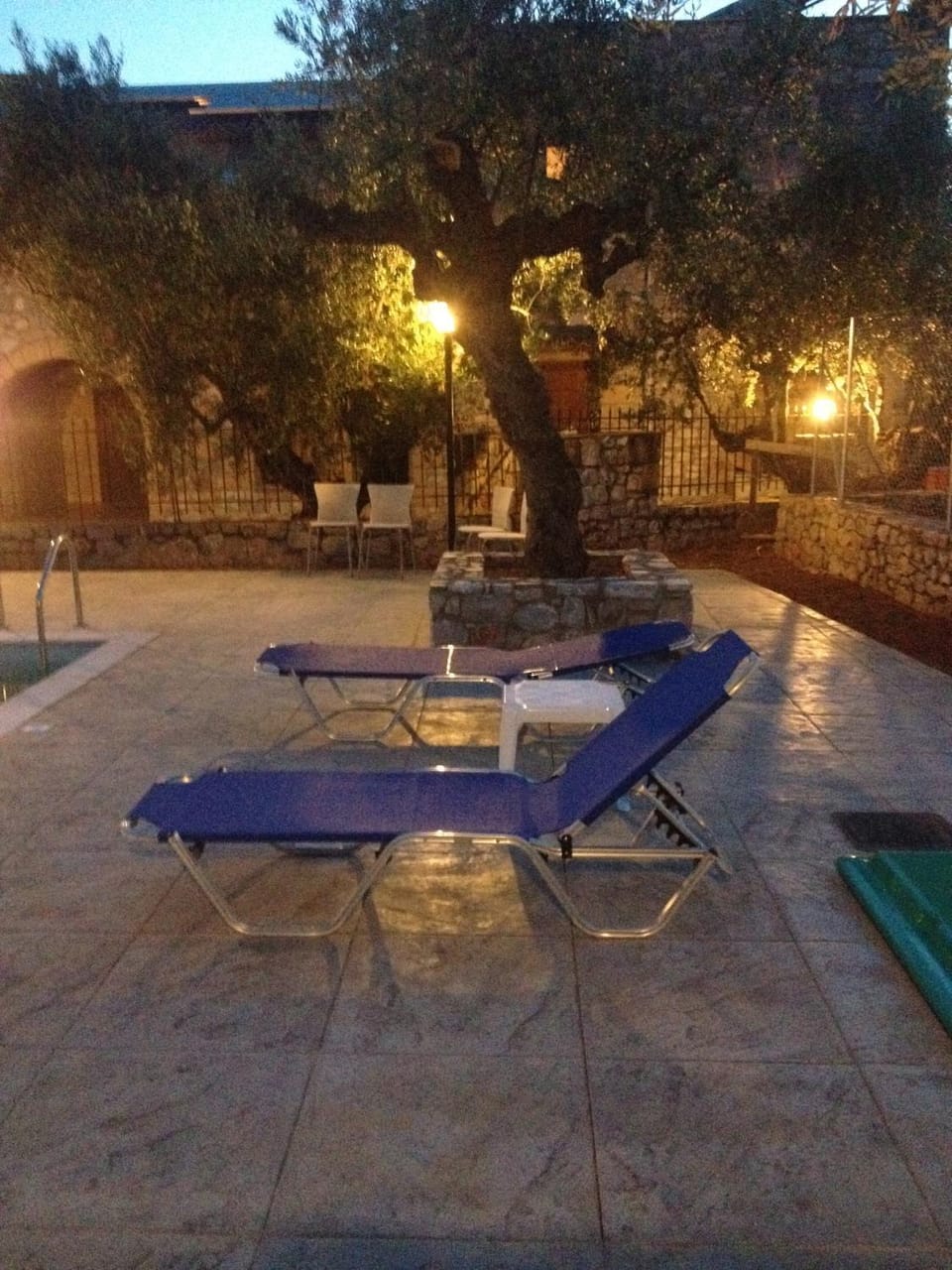 Night, Swimming pool