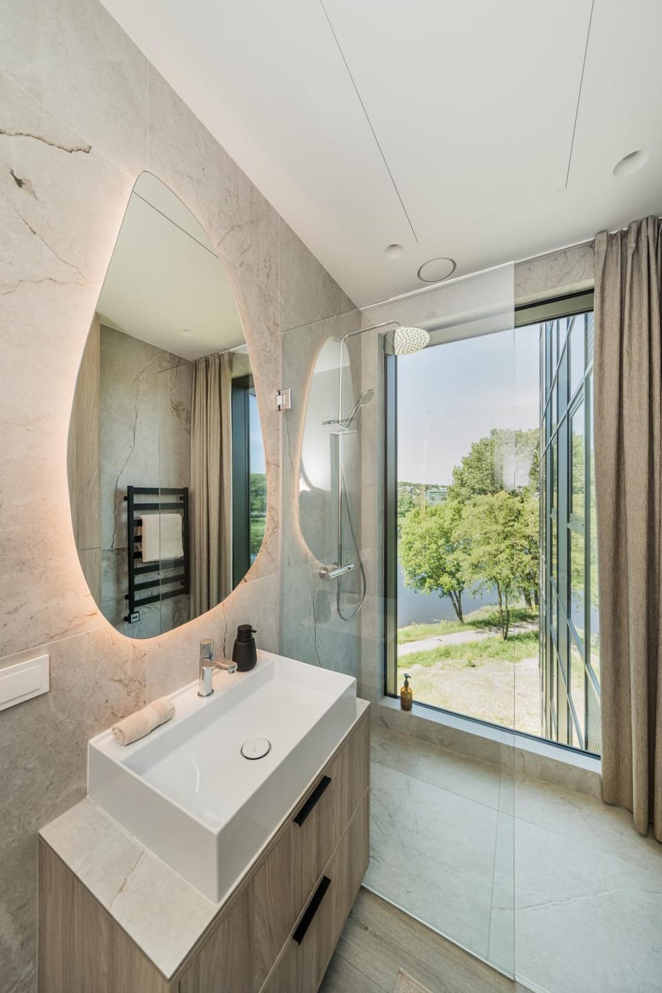 Bathroom, River view