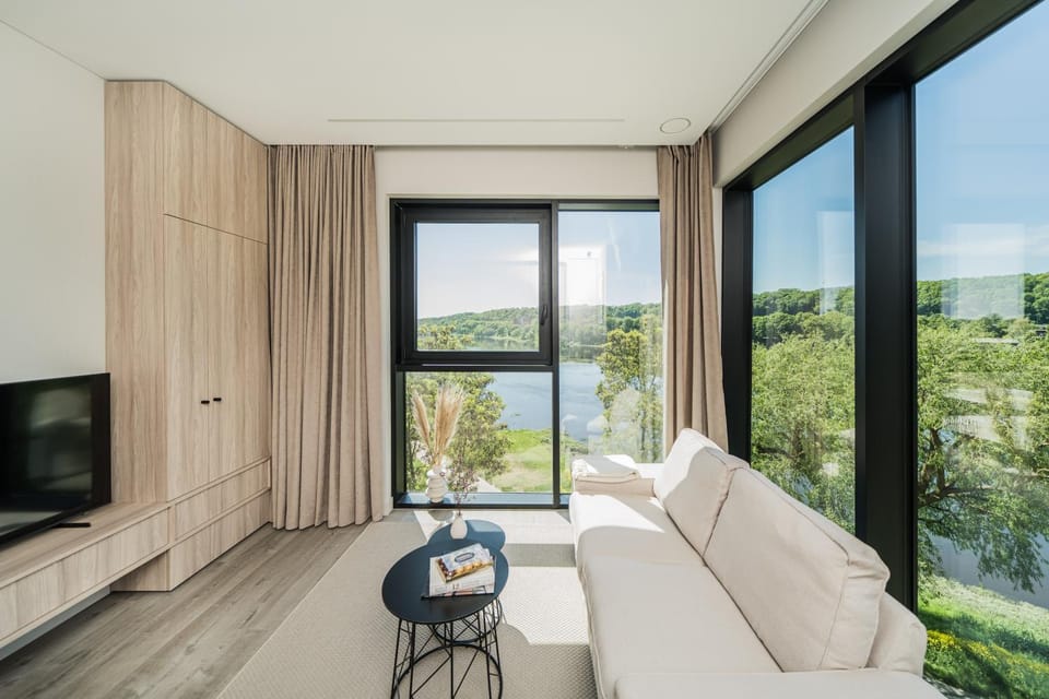 Natural landscape, View (from property/room), Living room, Seating area