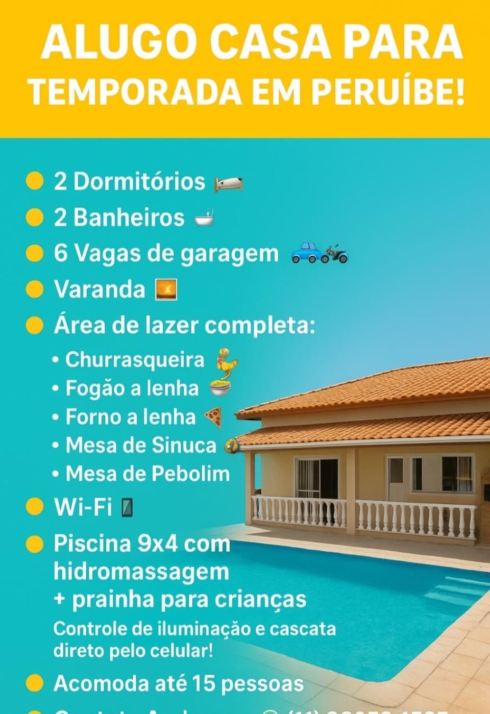 Casa para temporada Peruibe House in Peruíbe