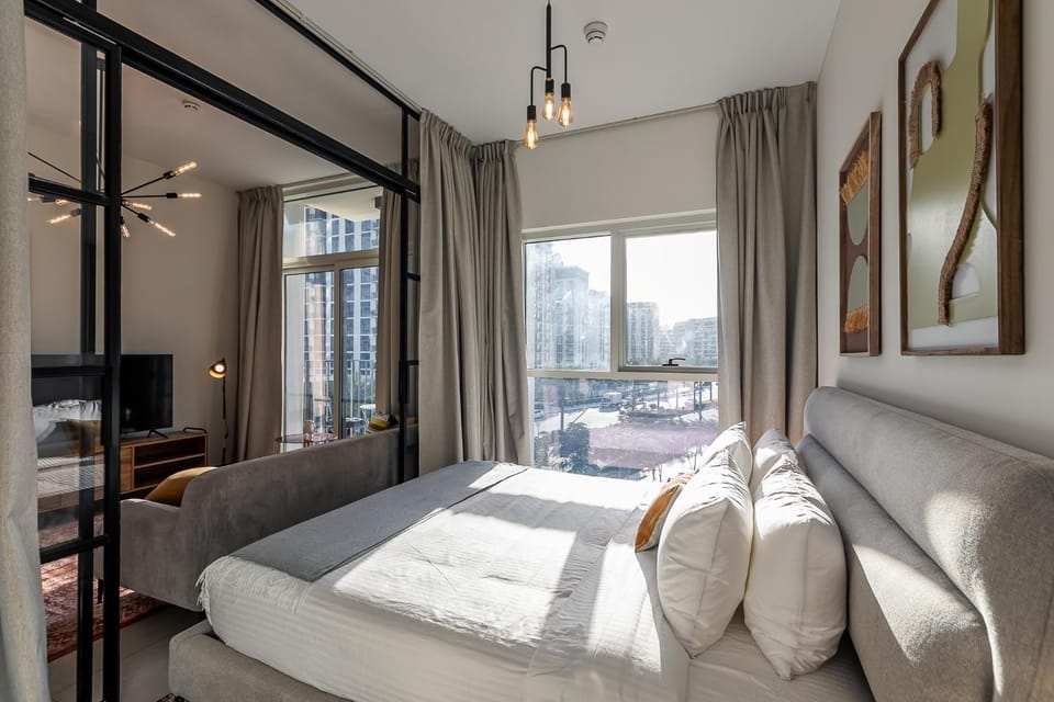 Upgraded Interior I Dubai Hills I City View I Socio Tower Apartment in Dubai