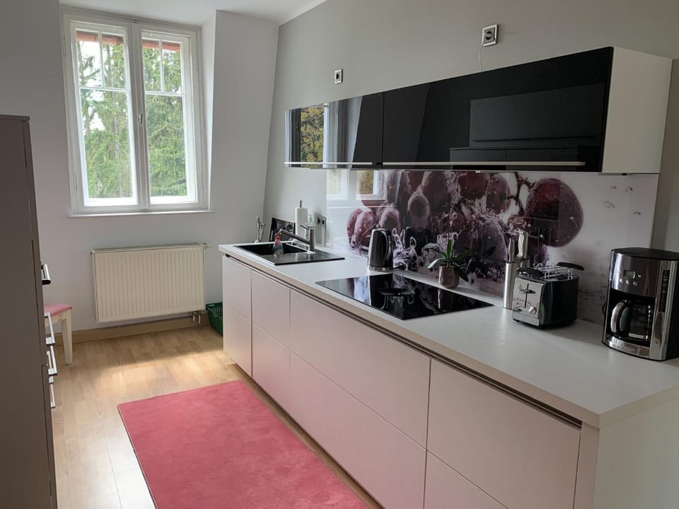 Kitchen or kitchenette, Living room