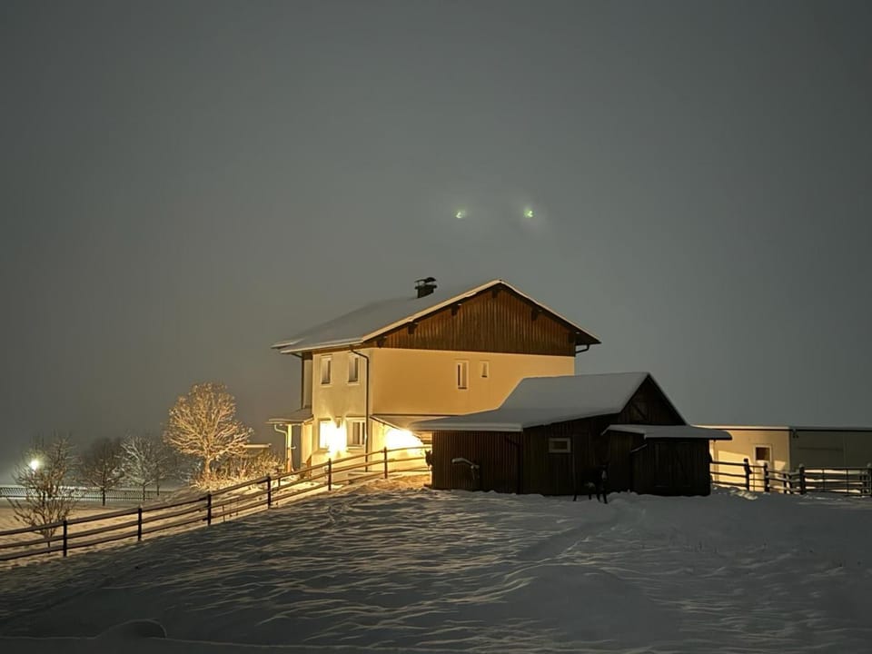 Property building, Natural landscape, Winter