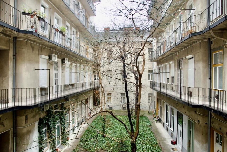Property building, Garden view