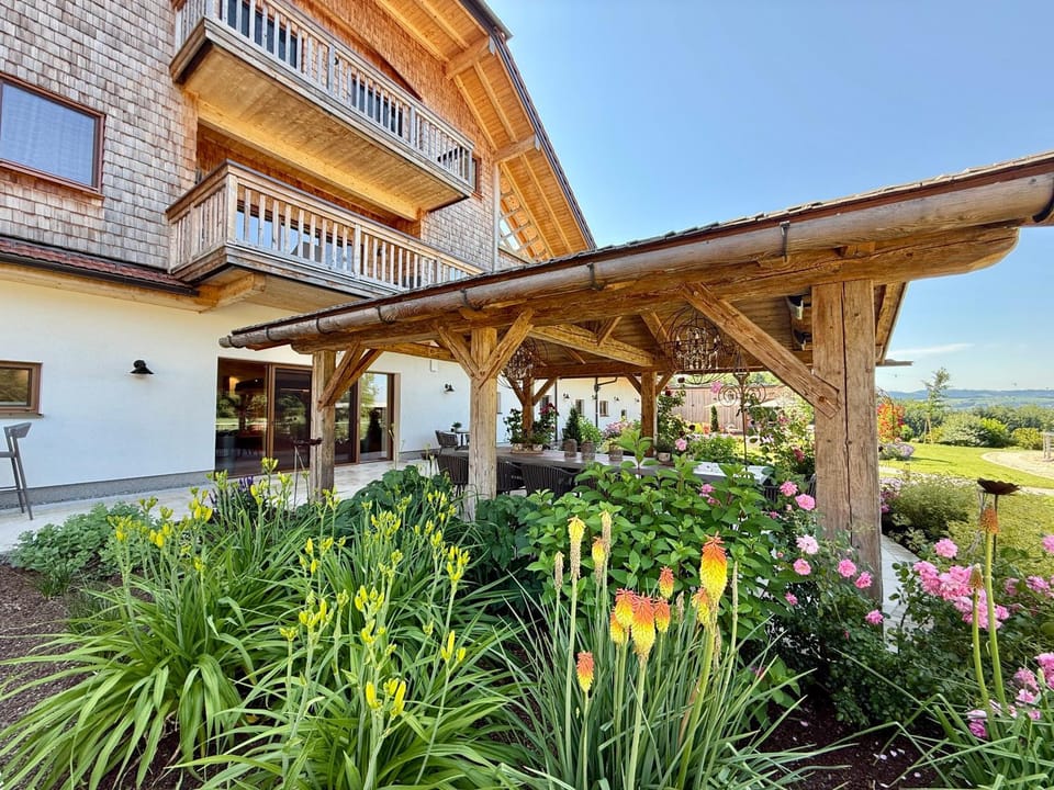 Property building, Garden view