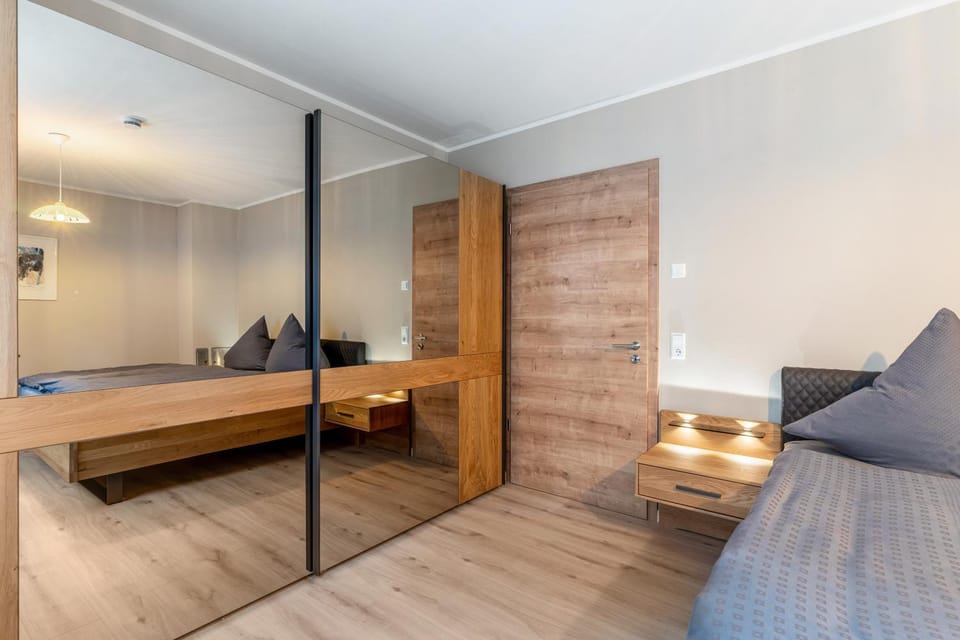 Property building, Living room, Bedroom