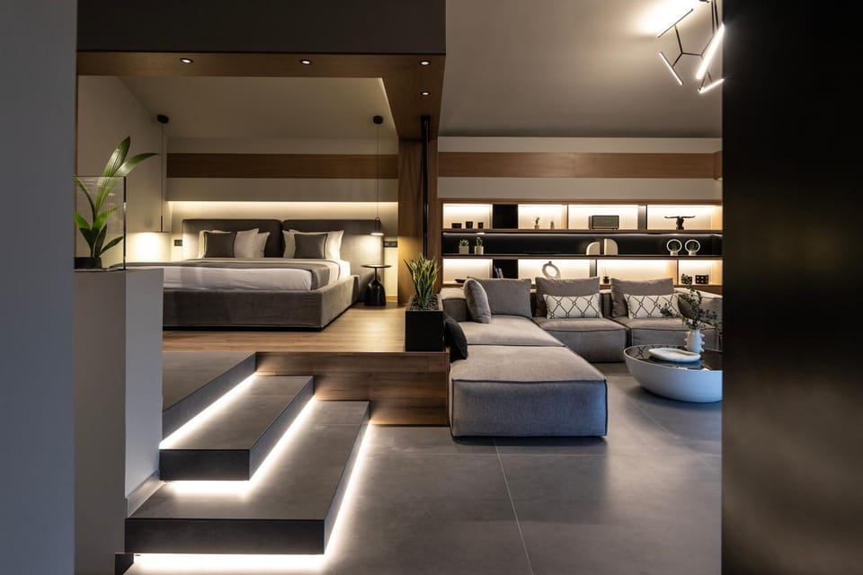 Living room, Bedroom