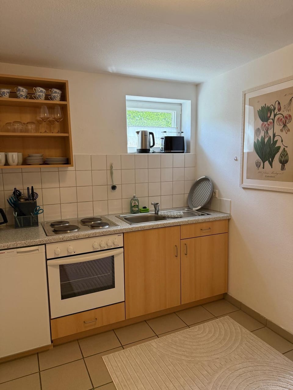 Kitchen or kitchenette, Living room