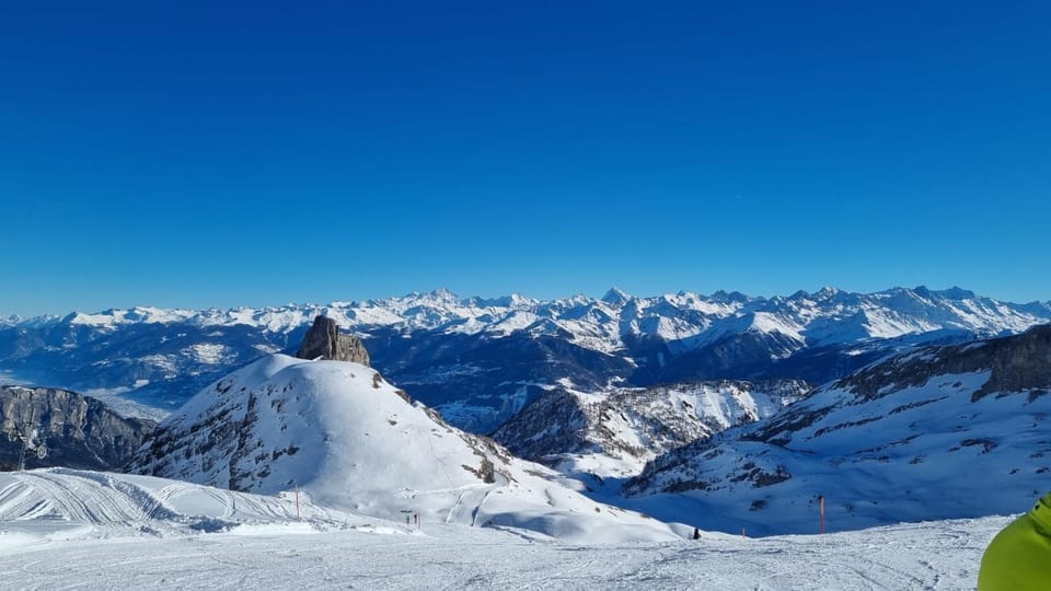 Natural landscape, Winter, Mountain view