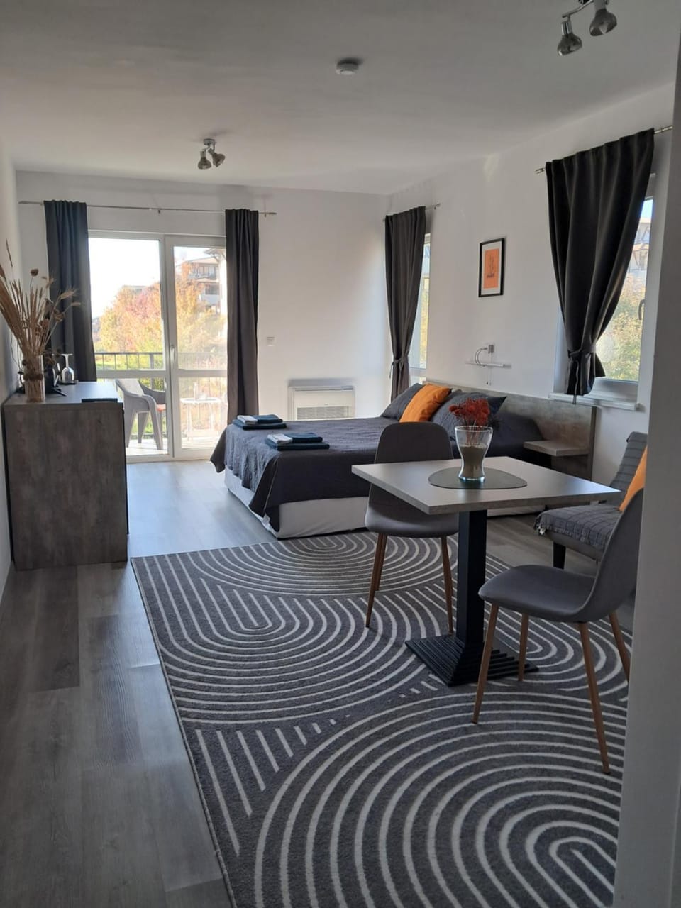 Living room, Seating area, Bedroom