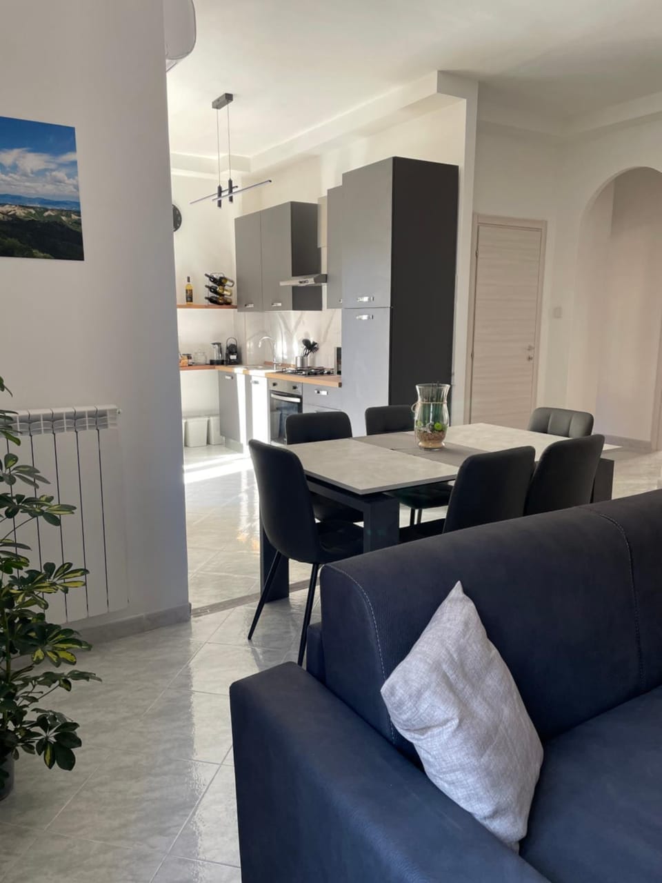 Kitchen or kitchenette, Living room, Seating area, Dining area, minibar, pet friendly, stove