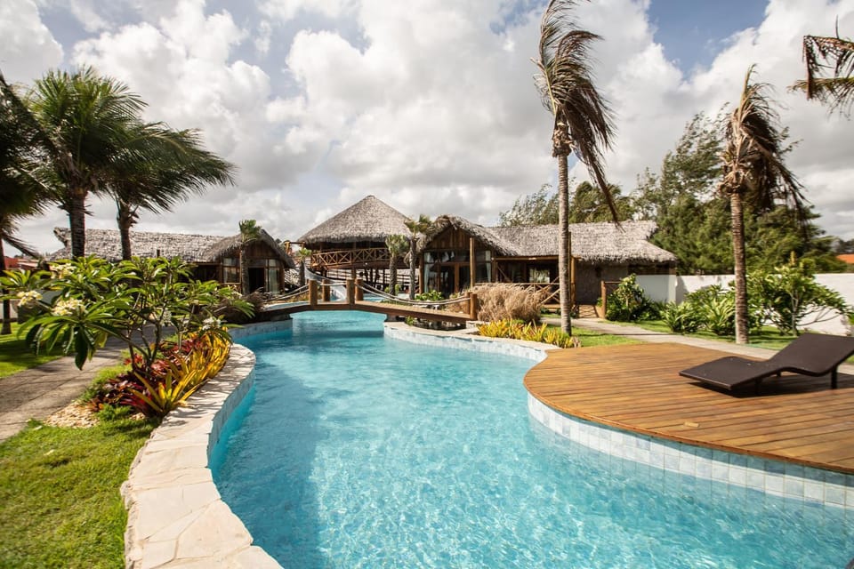Day, Natural landscape, Garden, Garden view, Pool view, Swimming pool, sunbed