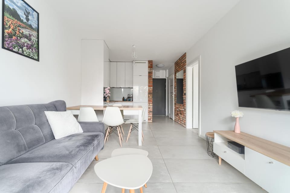 Living room, kitchen