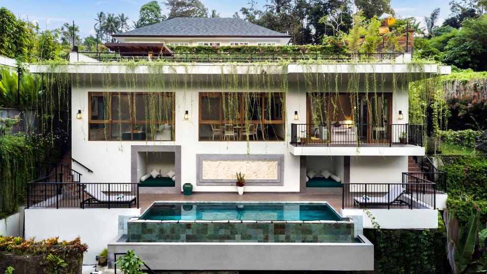 Spring, Day, Garden, View (from property/room), Garden view, Pool view, Swimming pool, sunbed
