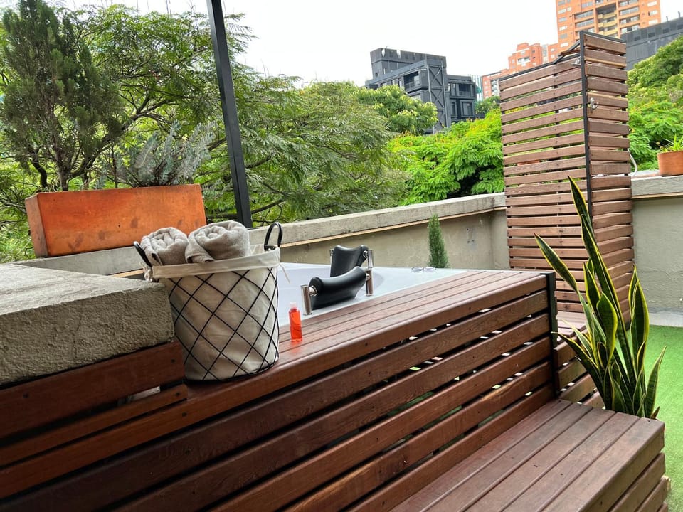 Day, Hot Spring Bath, Hot Tub, View (from property/room), Balcony/Terrace