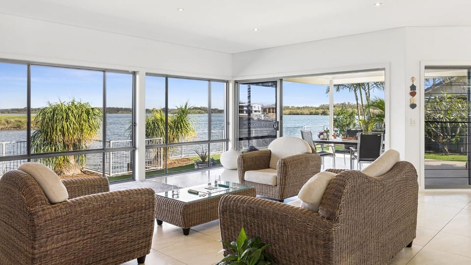 Living room, River view