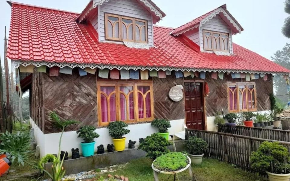 Property building, Garden view